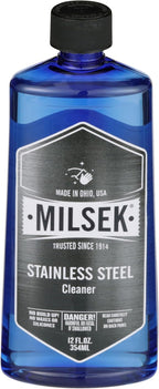 Milsek Stainless Steel Cleaner & Microfiber Cloth - Image 2