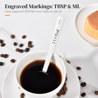 Long Handle Coffee Scoop: 18/8 Stainless Steel 5.64 Inch 1 Tablespoon Metal - Image 4