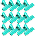 HOUSE AGAIN Chip Clips, 12 Pack Stainless Steel Chip Bag Clips Covered by HOUSEAGAIN