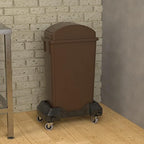 23 Gallon Brown Slim Jim Trash Can - Image 4