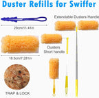 20 Count Heavy Duty Duster Kit for Swiffer Duster, Unscented Disposable Dusters - Image 2
