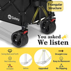 Sekey 48''L Collapsible Foldable Extended Wagon - Image 4