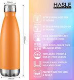 HASLE OUTFITTERS 17oz Stainless Steel Water Bottles Bulk, Vacuum Insulated - Image 5