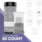 Swanky Stainless Steel Cleaner Wipes Bundle - Image 2
