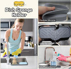 Silicone Bathroom Soap Dishes, Sponge Holder - Image 4