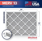 BNX TruFilter 20x25x4 MERV 13 Air Filter - Image 2