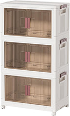 45GAL/180QT 3 Tier Large Stackable Storage Bins by Rimulux