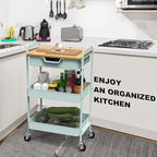 3 Tier Rolling Cart, Utility Cart - Image 6