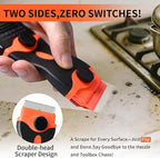 Razor Blade Scraper Tool, 2 Pack Razor Scrapers - Image 2
