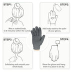 Evridwear Exfoliating Dual Texture Bath Gloves - Image 6