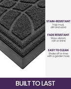 DEXI Front Door Mat Outside Entrance, Heavy Duty Non Slip Low Profile Doormat - Image 3