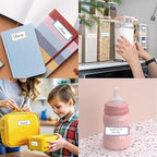 STARLIBOO Removable Labels, Removable Colored Labels Stickers, Self-Adhesive - Image 5