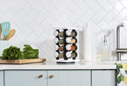 Orii Spice Rack 16 Jar Set White Filled - Image 5