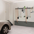 LEYU Metal Garage Tool Organizer Wall Mount, 4 Pack Garden Tool Organizer - Image 6