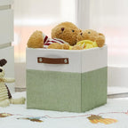 HNZIGE Fabric 11x11 Cube Storage Bins, Foldable Storage Cube Bin Baskets - Image 8