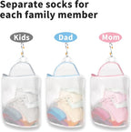 3Pcs Hanging Laundry Bags for Socks - Image 3