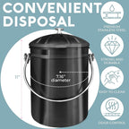 EPICA Countertop Compost Bin Kitchen | 1.3 Gallon | Odorless Composting Bin - Image 4