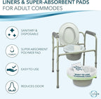 Disposable Bedside Commode Liners and Pads - Image 2