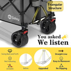 Sekey 48''L Collapsible Foldable Extended Wagon - Image 3