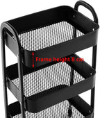 AGTEK Makeup Cart, Movable Rolling Organizer Cart - Image 6
