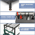 Garden Tool Organizer for Garage, Garden Tool Rack, Yard Tool Holder for Garage - Image 5