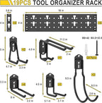Ultrawall Garage Storage Organization, Versatile Storage Hooks Garden Tool - Image 2