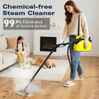 Steam Cleaner with 21 Accessories, 248°F High-Temp Steam & 1.1L Large Tank - Image 2