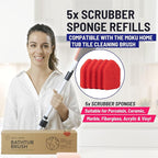 Replacement Scrubber Refill for Moku Home Extendable Tub Tile Shower Brush for - Image 2