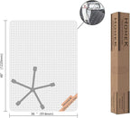 Office Chair Mat for Low Pile Carpet, 48” x 36” Transparent Office Desk Chair - Image 8