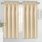 DWCN Blackout Curtains Room Darkening Thermal Insulated Bedroom Curtains Window by DWCN