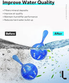 Leemone Humidifier Cleaner 12 Pack, Demineralization Cleaning Ball, Works in - Image 4