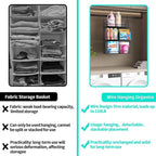HapiRm Hanging Closet Organizer Storage - Image 7