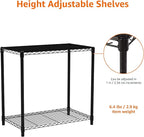 Amazon Basics 2-Shelf Stackable Storage, 13.3" D x 23.2" W x 22.2" H - Image 4