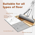 Sponge Mop for Kitchen Bathroom Garage Floor Cleaning Telescope Handle - Image 4
