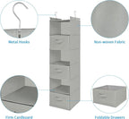 MAX Houser 6 Tier Shelf Hanging Closet Organizer, Closet Hanging Shelf - Image 4