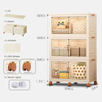 568QT/141Gal 3 Layer Stackable Storage Bins - Image 2