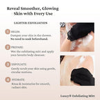 Premium Korean Exfoliating Mitt & Body Scrubber Glove, Viscose Fiber Dead Skin - Image 8