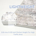 IOHOUZE Abstract Runner Rug 2x8 Ft Washable Runners - Image 4