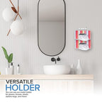 Stock Your Home (White Metal Double Gloves Dispenser, Tissue Box Shelf - Image 6