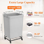 Lifewit 165L Laundry Basket - Image 2