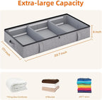 Vailando Under Bed Storage, 2 Pack Under Bed Storage Containers - Image 5