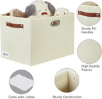 3-Pack Foldable Fabric Storage Bins - Image 3