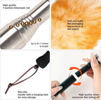 Lambswool Extendable Duster, 67.7Inch Telescoping Feather Dusters - Image 4