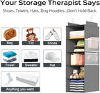 Deep Hanging Closet Organizers and Storage, Closet Hanging Storage Shelves - Image 7