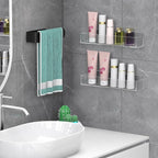 PMMASTO Adhesive Acrylic Spice Rack Organizer - Image 9