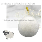 Three by Three Seattle Felt·Like·it!™ Wool Dryer Balls + Storage Bin: Reduce - Image 6