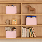 Small Organizing Baskets for Cubes Shelf, 9.7x9.7x7.1 Inch Rope Woven Storage - Image 4