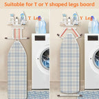 Ironing Board Holder Wall Mount, Laundry Room Organization Storage, T&V Shaped - Image 2