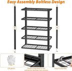 ROOMTEC 48" W Garage Shelving Heavy Duty, 2800LBS Storage Shelves, 5-Tier - Image 7
