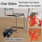 Rectangle U Shaped Chair Leg Tips Caps - Image 3